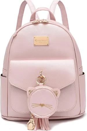 I IHAYNER Girls Fashion Backpack Mini Purse Backpack for Women Small Leather Backpack Purse for Teen Girls with Coin Purse