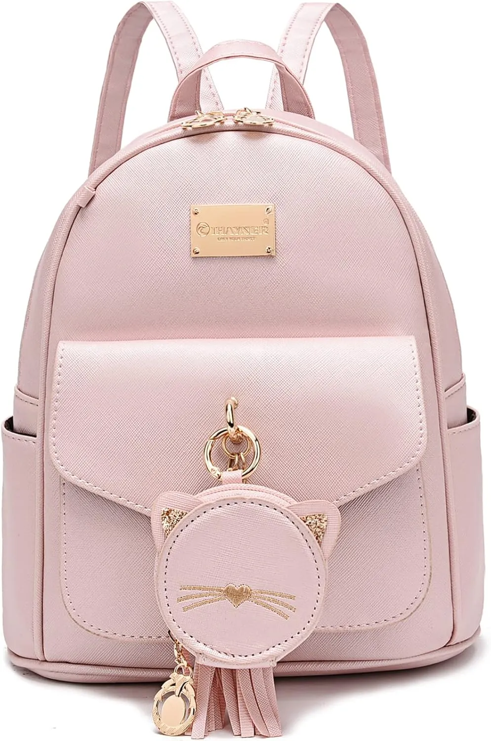 I IHAYNER Girls Fashion Backpack Mini Purse Backpack for Women Small Leather Backpack Purse for Teen Girls with Coin Purse