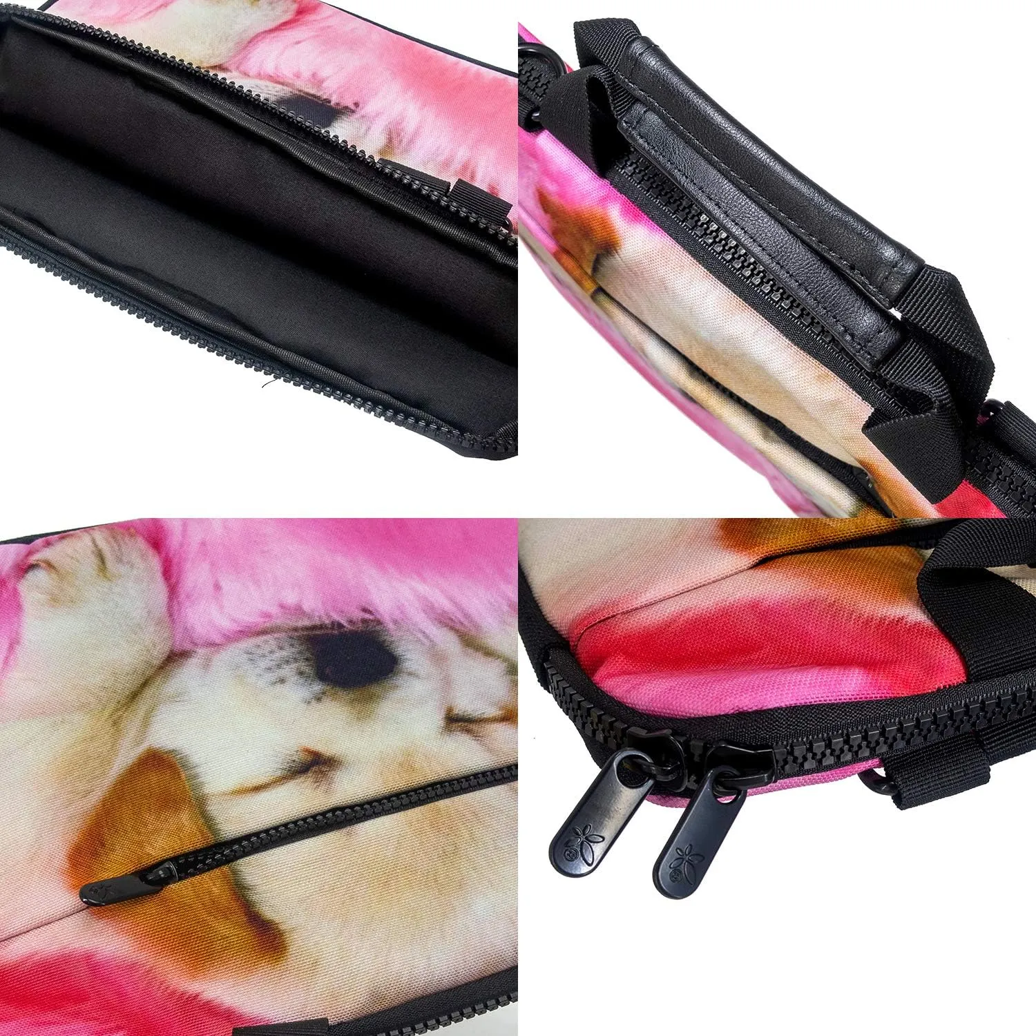 iColor Canvas Laptop Carrying Shoulder Sleeve Carrying Case Protective Bag Briefcase for 11.6 12 12.9 13 13.3 Inches Laptop Ultrabook Netbook (Csh-03)