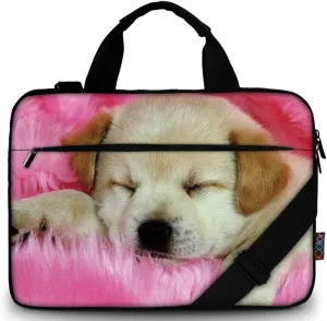 iColor Canvas Laptop Carrying Shoulder Sleeve Carrying Case Protective Bag Briefcase for 11.6 12 12.9 13 13.3 Inches Laptop Ultrabook Netbook (Csh-03)