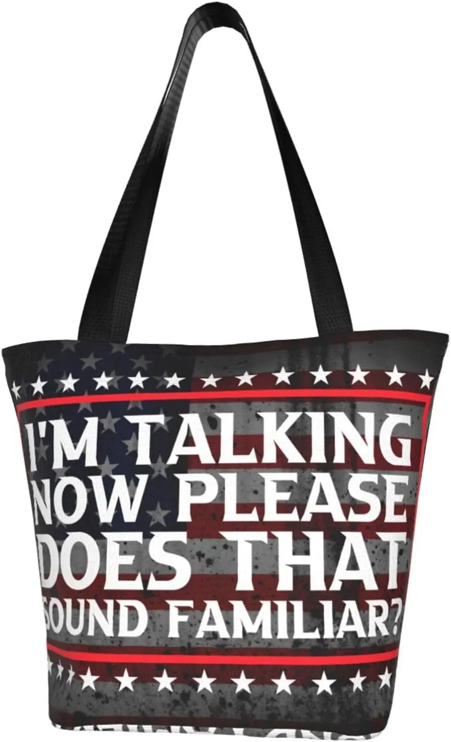 I'M Talking Now Does That Sound Familiar Fashion Shoulder Bag Large Capacity For Man Or Woman