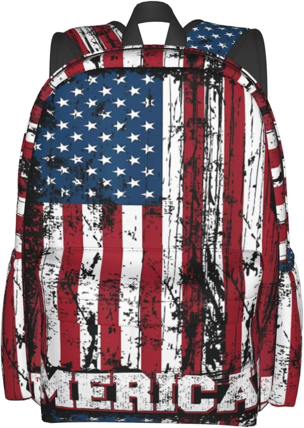 Independence Day American Flag Patriotic Backpack Large Capacity Backpack Lightweight Double Shoulder Bag For Women Men Travel