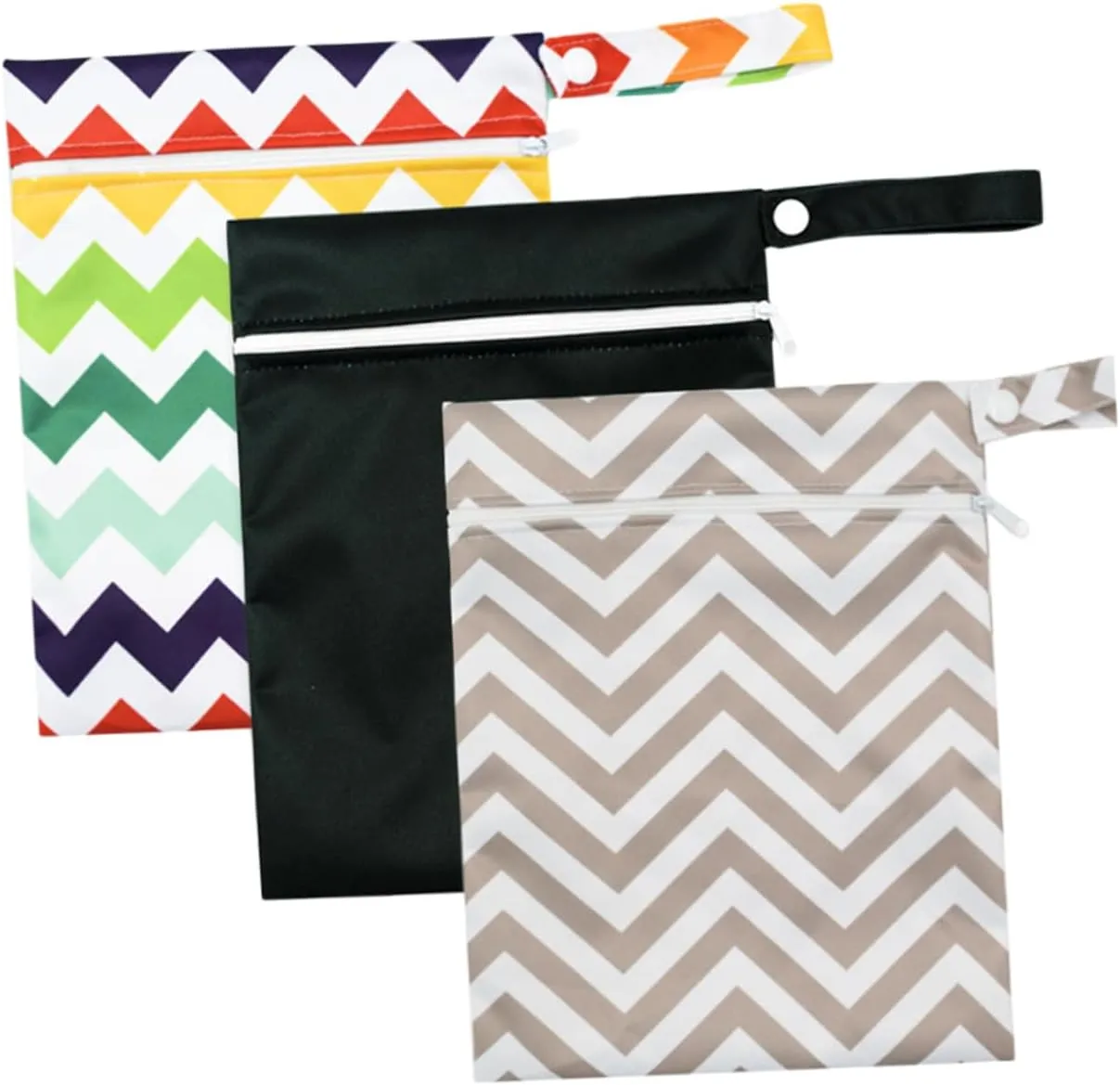 Infant Diaper Pouch Diaper Bag Cosmetics Bag Travel Organizer Reusable Zipper Pouch for Mom