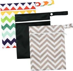 Infant Diaper Pouch Diaper Bag Cosmetics Bag Travel Organizer Reusable Zipper Pouch for Mom