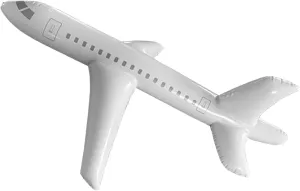 Inflatable Airplane for Kids Inflatable Plane Airplane Birthday Decorations Cartoon Planes 39.4inch/78.7inch Cute Cartoon Inflatable Aircraft Foldable White Indoor Outdoor Swimming Toy