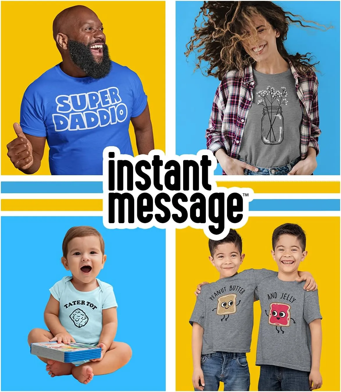 Instant Message - Cool School Bus - Toddler & Youth Crewneck Fleece Sweatshirt