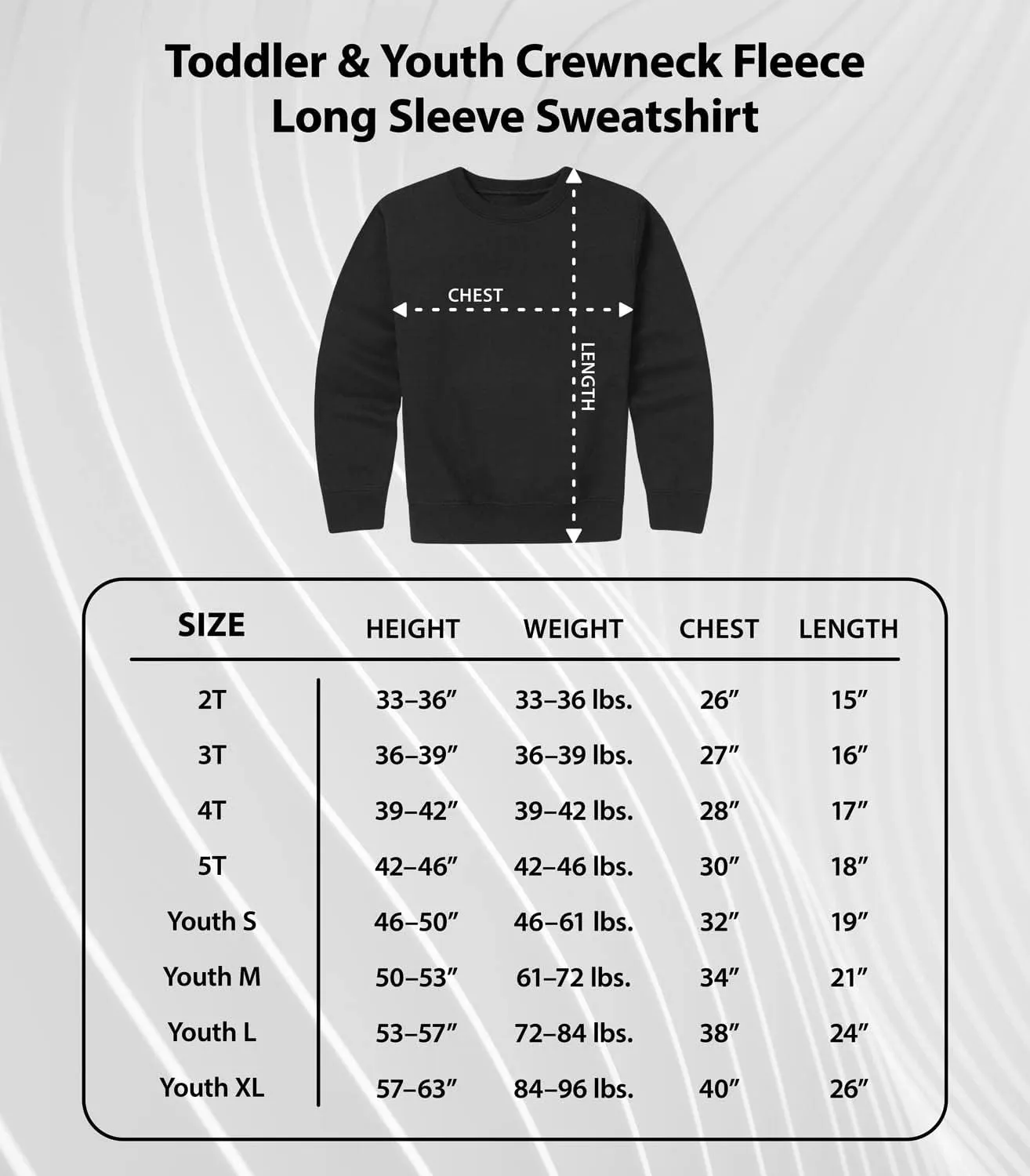 Instant Message - Cool School Bus - Toddler & Youth Crewneck Fleece Sweatshirt