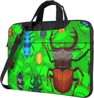 International Chess Piece Chessboard Laptop Shoulder Bag ​for Men Women, Computer Carrying Case Messenger Bag with Strap