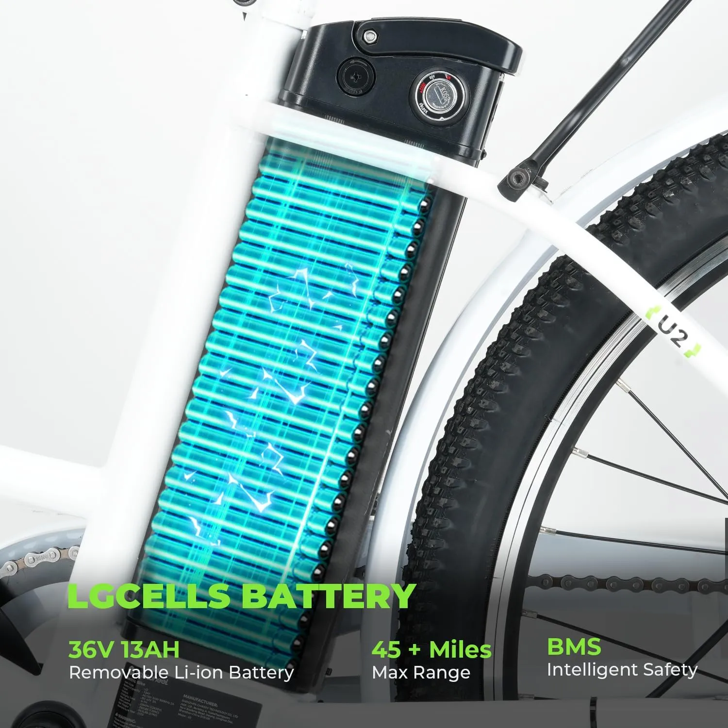 isinwheel M10 Electric Bike Adult 500W, 26" Commuting Electric Mountain Bike 20MPH Max Range 55  Miles, Removable Battery, Professional 35-Speed, Front Fork Suspension Lightweight Electric Bicycle