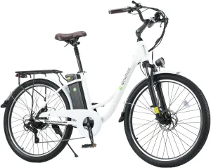 isinwheel M10 Electric Bike Adult 500W, 26" Commuting Electric Mountain Bike 20MPH Max Range 55  Miles, Removable Battery, Professional 35-Speed, Front Fork Suspension Lightweight Electric Bicycle