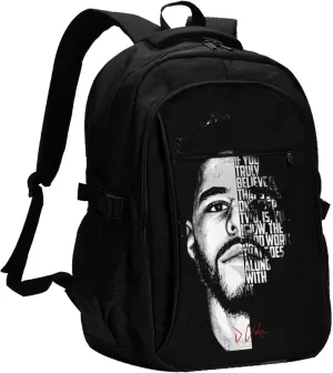 J Musics Cole Backpack with USB Charing Port Laptop Daypack Travel Bag Classic Laptop Backpack