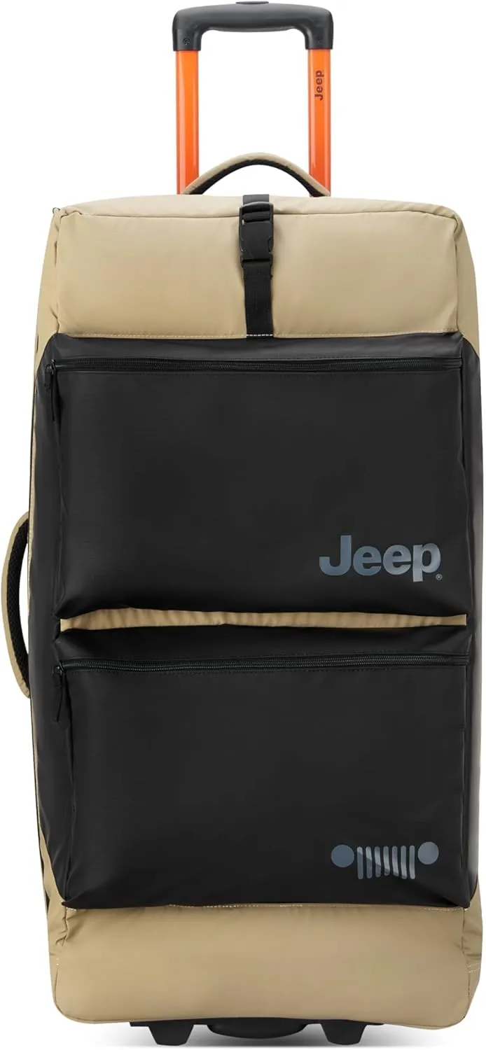 Jeep JS006B Two Wheel Rolling Travel Duffle Bag