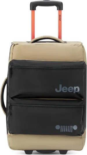 Jeep JS006B Two Wheel Rolling Travel Duffle Bag