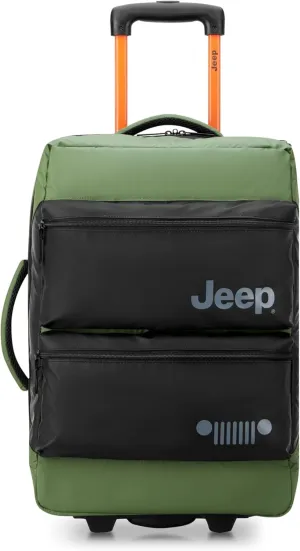 Jeep Js006b Two Wheel Rolling Travel Duffle Bag