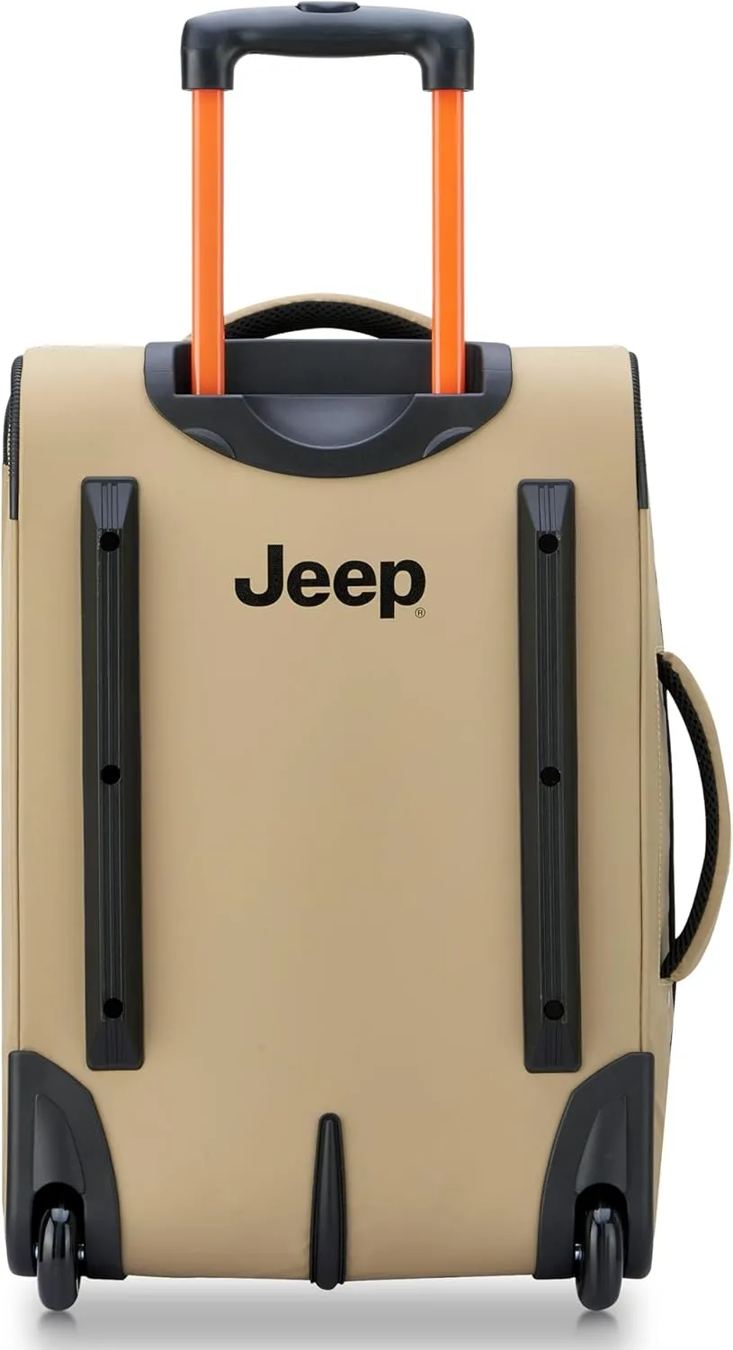 Jeep JS006B Two Wheel Rolling Travel Duffle Bag