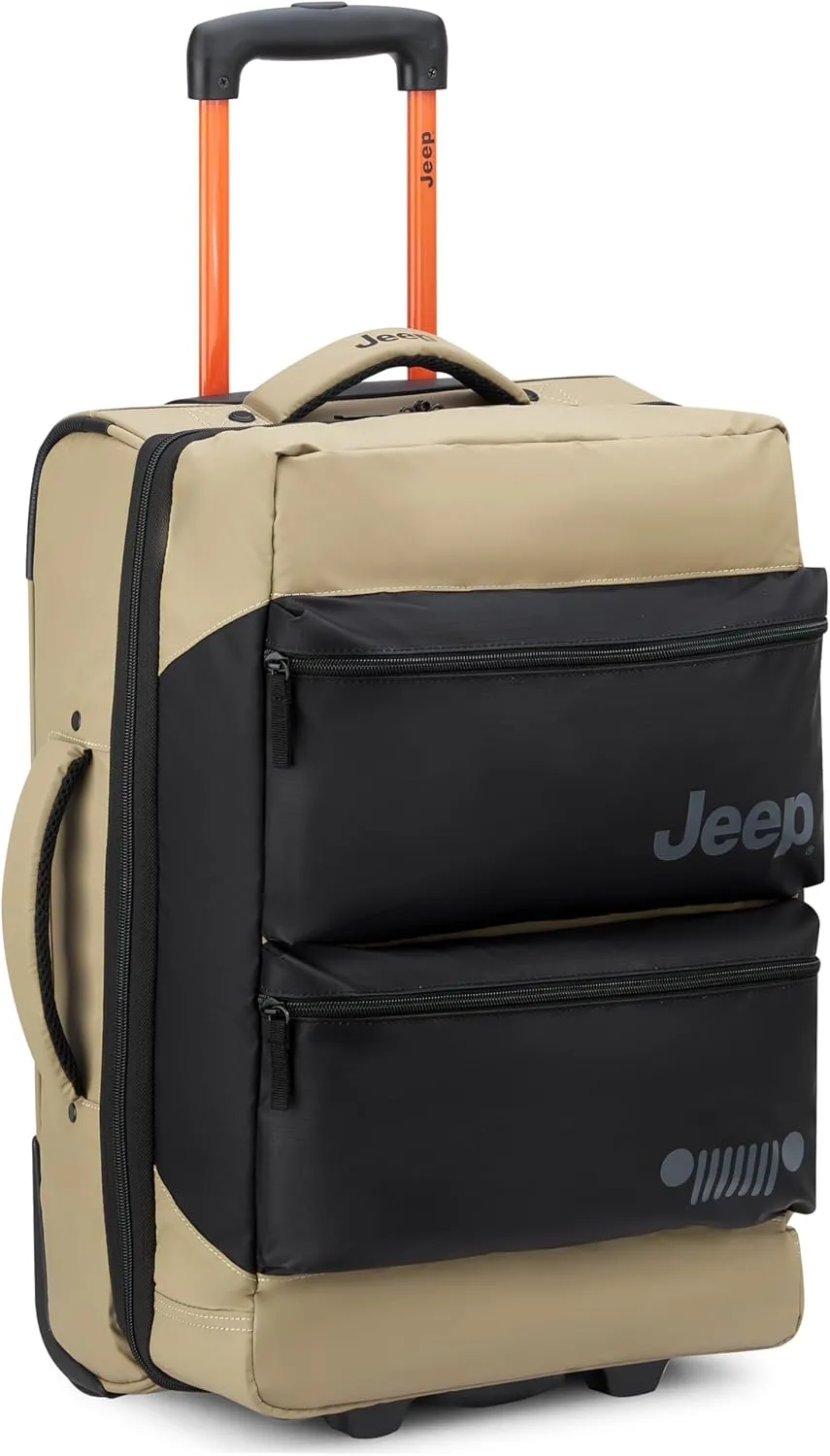 Jeep JS006B Two Wheel Rolling Travel Duffle Bag