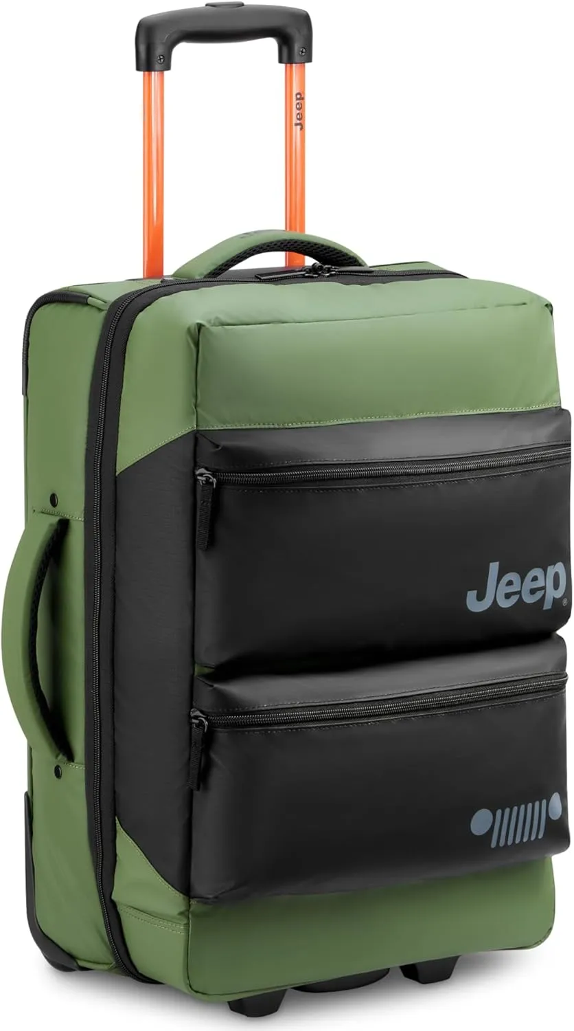 Jeep Js006b Two Wheel Rolling Travel Duffle Bag