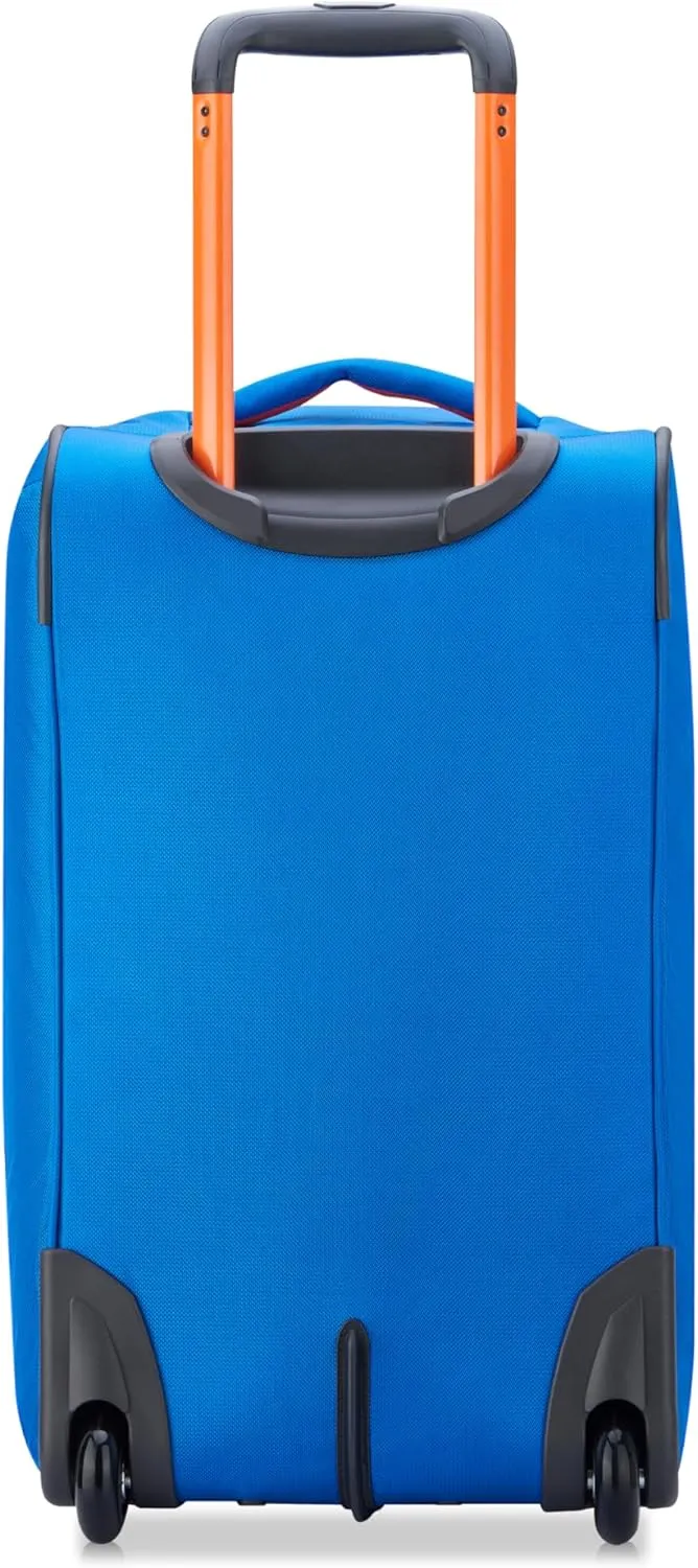 Jeep JS009D Two Wheel Rolling Travel Duffle Bag, Blue, 20 Inch