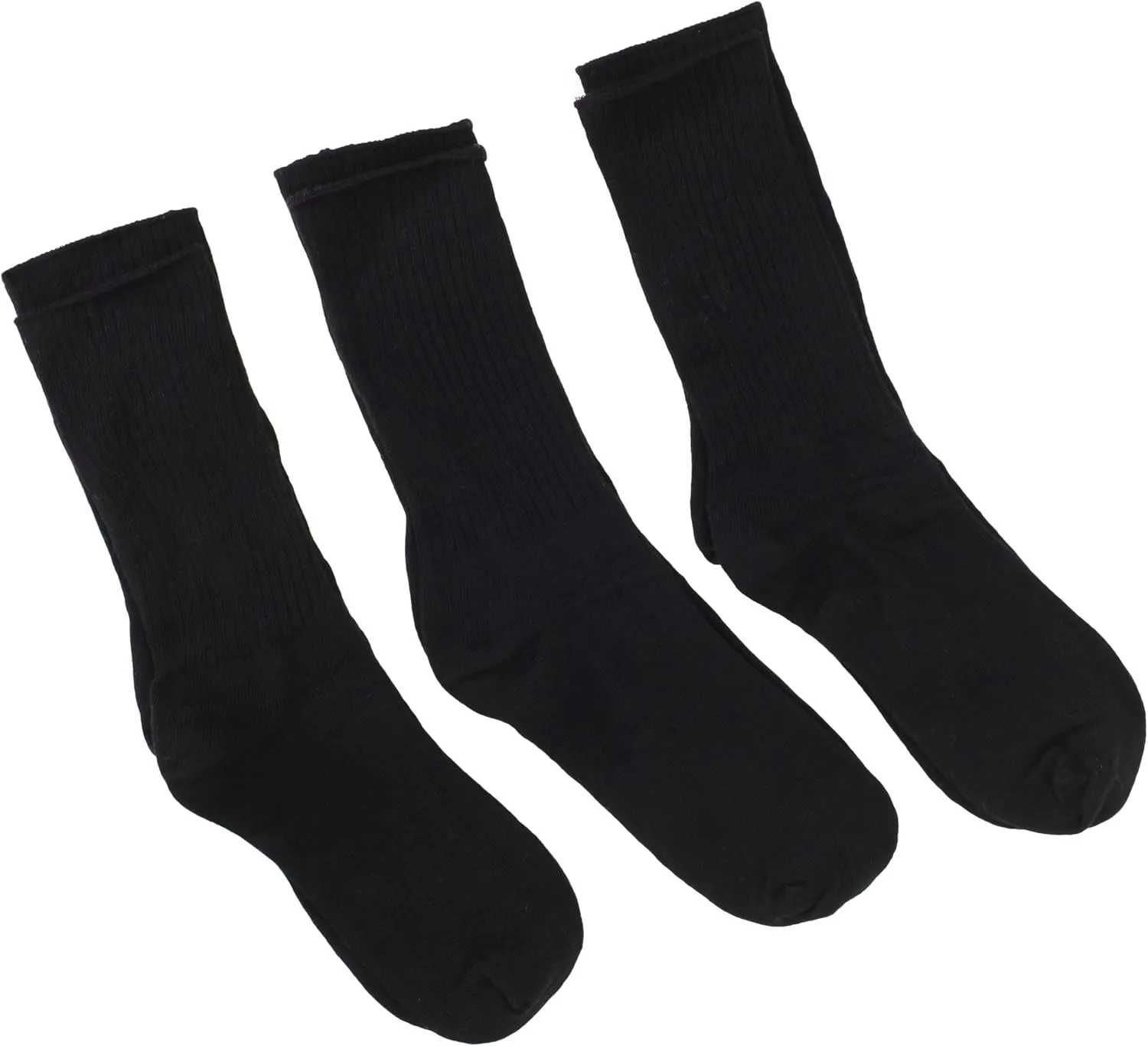Jefferies Socks Boys 8-20 3 Pair Pack Seamless Casual Crew Socks
