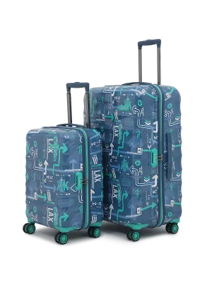 JFK Denim Blue Set of 2 (M L) Trolley