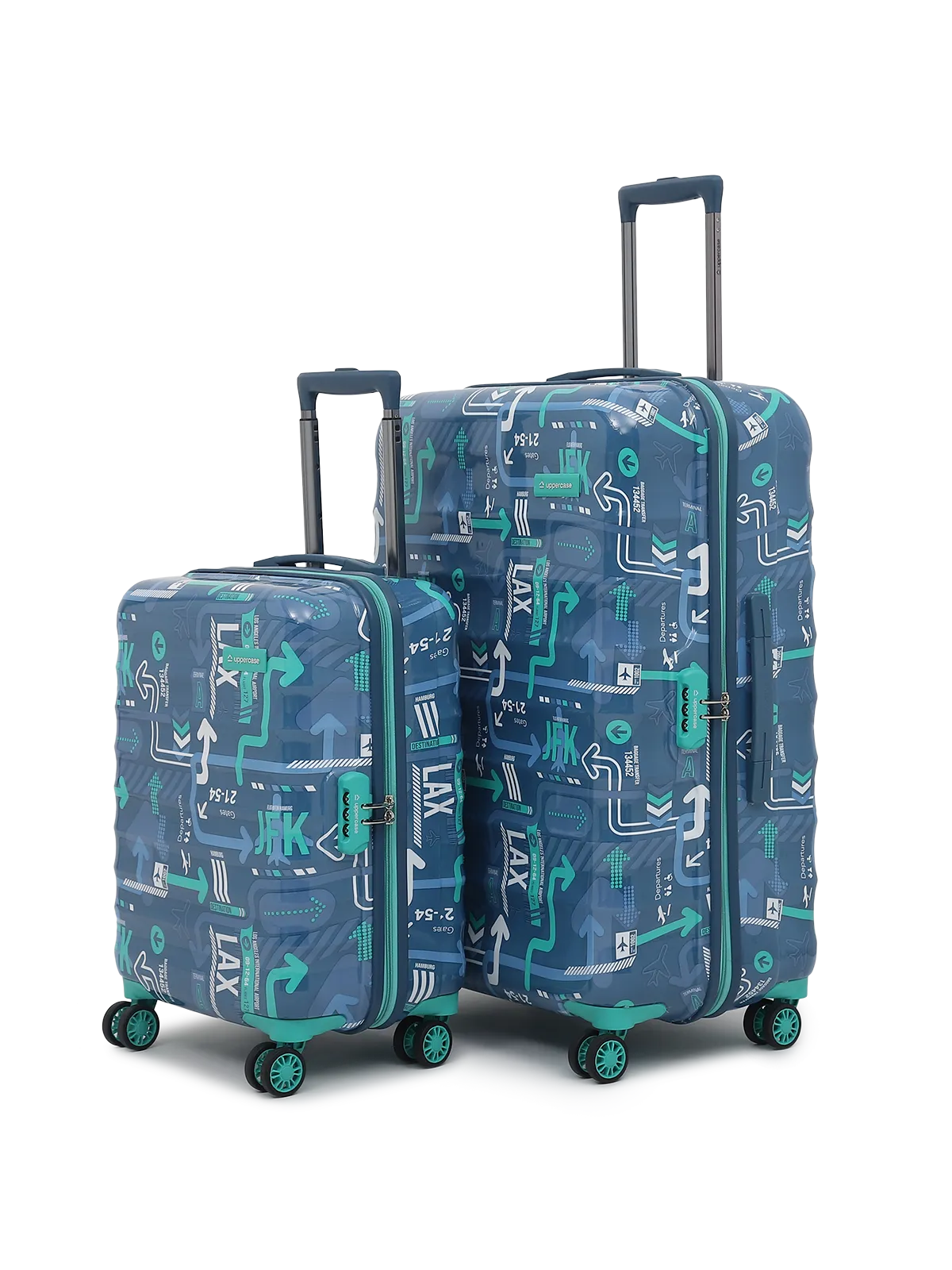 JFK Denim Blue Set of 2 (M L) Trolley