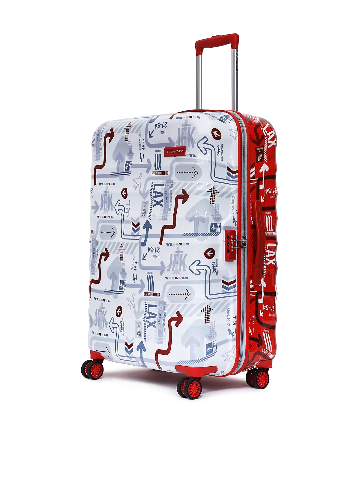 JFK Duo White and Red Set of 3 (S M L) Trolley