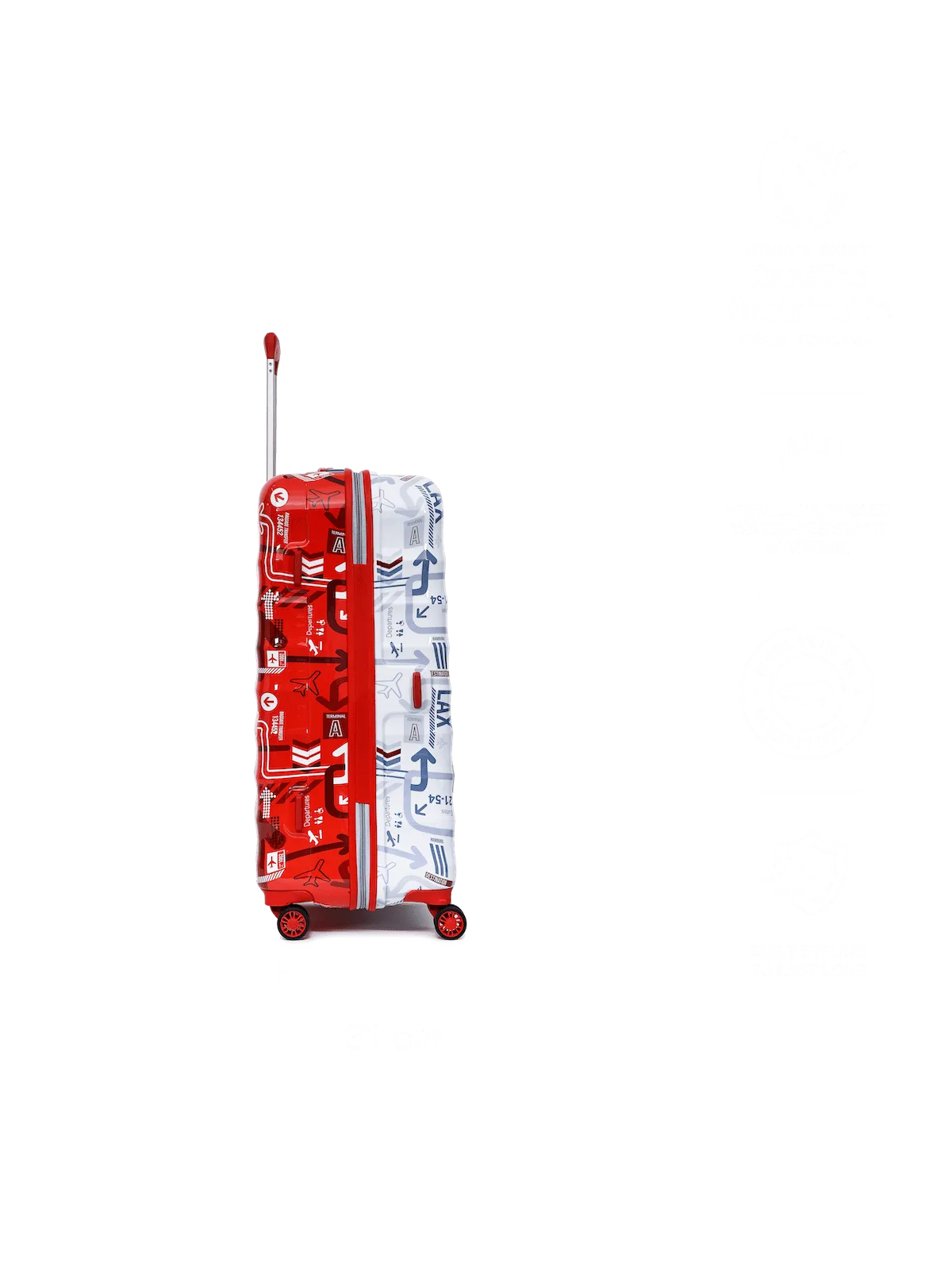 JFK Duo White and Red Set of 3 (S M L) Trolley