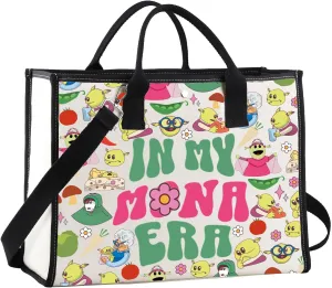 JNIAP Mona Tote Bag - Mona & Nana Gift Cartoon Gifts In My Era Gifts - Shoulder Bag