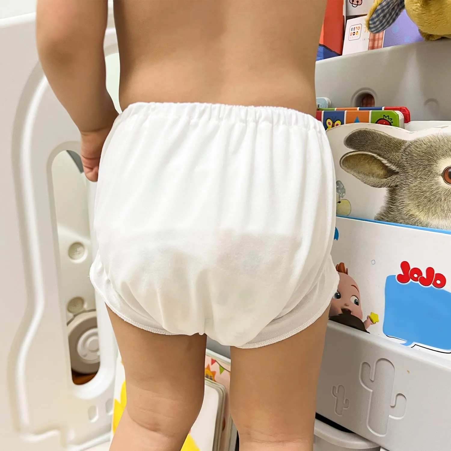 Joyo roy 4pcs Bloomers Shorts White Bloomers Infant Bloomers Baby Bloomers 3-6 Months White Baby Bloomers Bloomer Pants Newborn Bloomers Toddler Bloomers Baby Diaper Cover Newborn Diaper Cover 0-6M