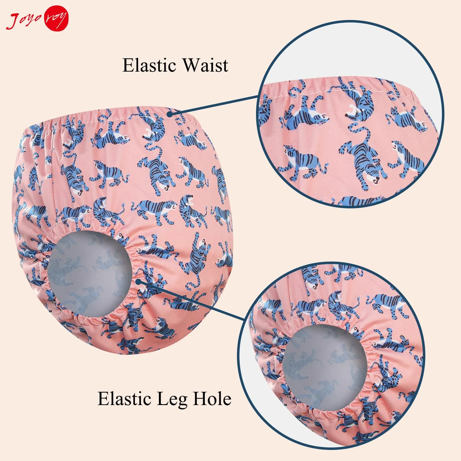Joyo roy 6Pcs Waterproof Cloth Diaper Cover Reusable Plastic Training Pants for Toddlers Plastic Diaper Covers for Baby Girls Leak Proof Rubber Pants for Potty Training Covers for Cloth Diapers 6T