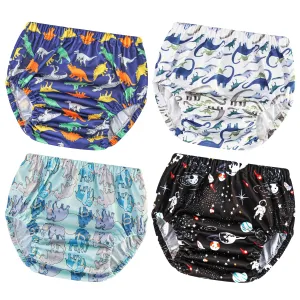 Joyo roy Plastic Underwear for Potty Training 5T Rubber Pants for Babies Cloth Diaper Cover for Swimming Rubber Pants for Toddlers Waterproof Swim Diaper Covers for Toddlers Training Pants Boys 5T