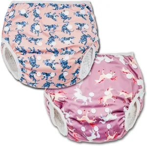 Joyo roy Swim Diapers Size 6 Infant Swim Diaper Reusable Swim Diapers Swimming Diapers Waterproof Diapers for Swimming Water Diaper Toddler Swim Diaper Swimmer Diapers Baby Swim Diaper Reusable 4-6t