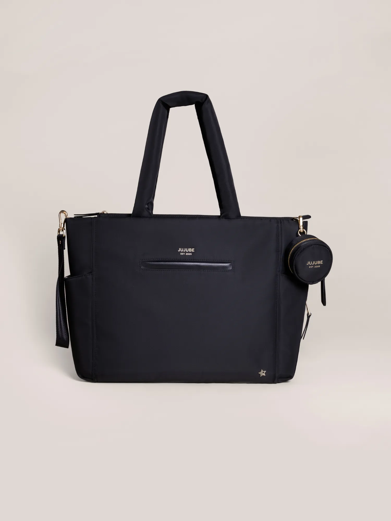 JuJuBe Signature Utility-Strap Tote Bag - Black