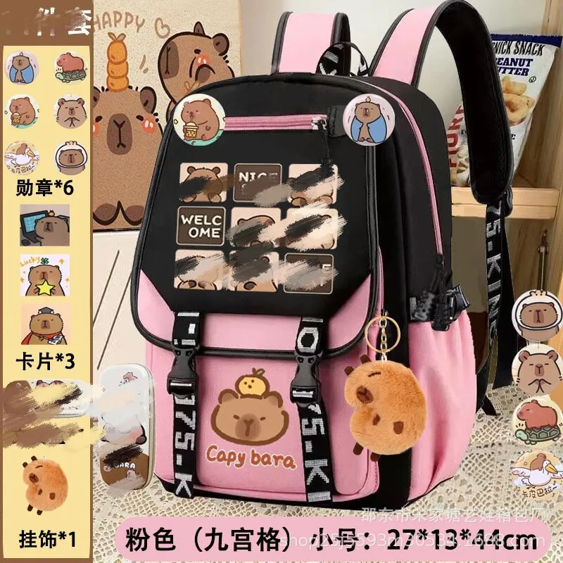 Kapibala Cartoon School Bag for Kids – Large & Light