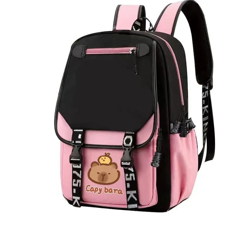 Kapibala Cartoon School Bag for Kids – Large & Light