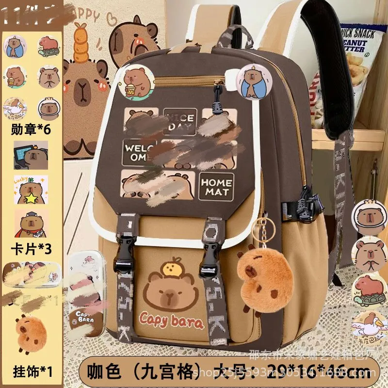 Kapibala Cartoon School Bag for Kids – Large & Light