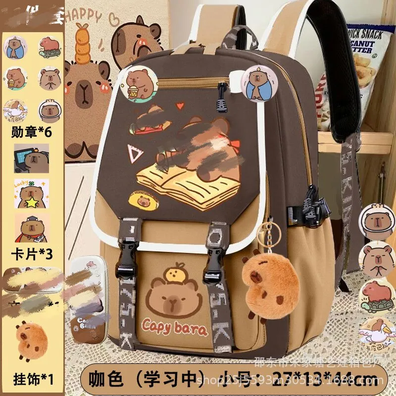 Kapibala Cartoon School Bag for Kids – Large & Light