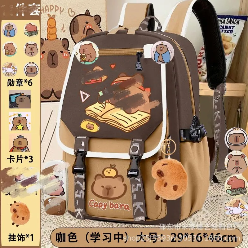 Kapibala Cartoon School Bag for Kids – Large & Light