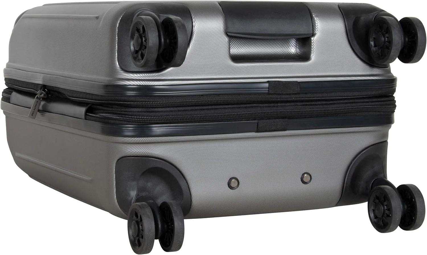 Kenneth Cole Reaction Flying Axis Collection Lightweight Hardside Expandable 8-Wheel Spinner Luggage, Silver, 20-Inch Carry On