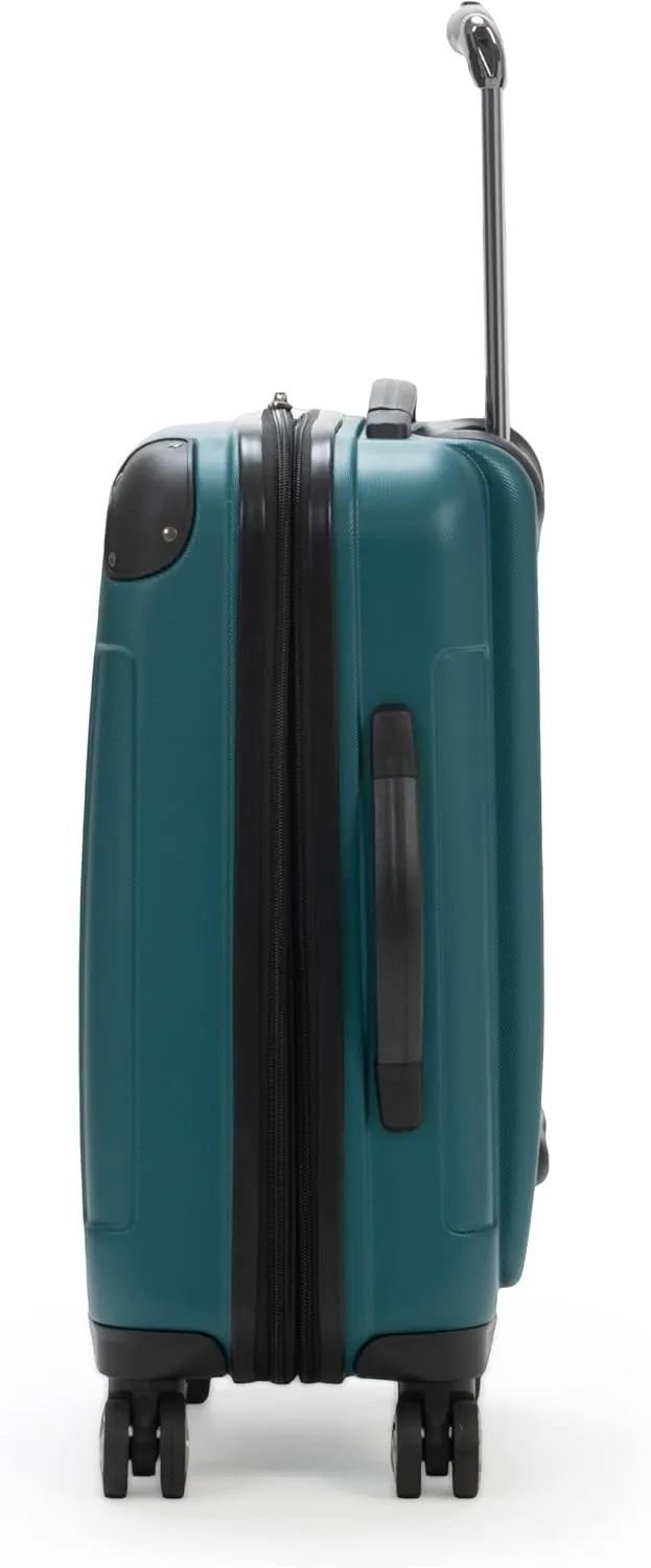 Kenneth Cole REACTION Renegade Luggage Expandable 8-Wheel Spinner Lightweight Hardside Suitcase, Botanical Green, 28-Inch Checked