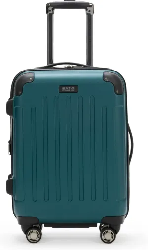 Kenneth Cole REACTION Renegade Luggage Expandable 8-Wheel Spinner Lightweight Hardside Suitcase, Botanical Green, 28-Inch Checked