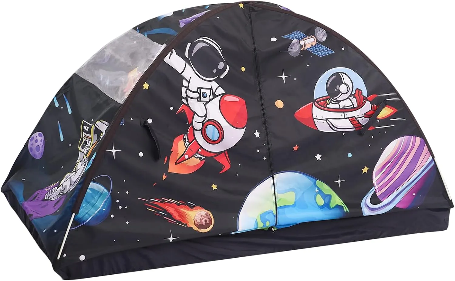 Kid Bed Tent -Twin Play Tent Baby Toddlers Dream Playhouse for Bedroom Decor Indoor Games Twin Size Bed Canopy by CRAWLBO