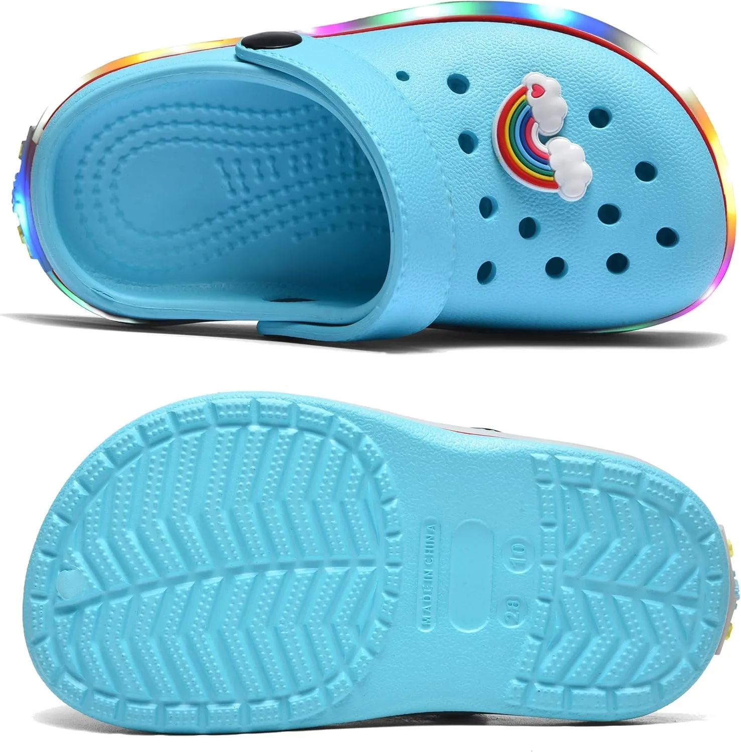 Kids' Boys Girls LED Clogs Cute Garden Shoes Cartoon Slides