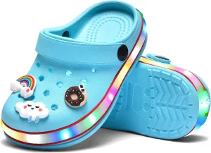 Kids' Boys Girls LED Clogs Cute Garden Shoes Cartoon Slides