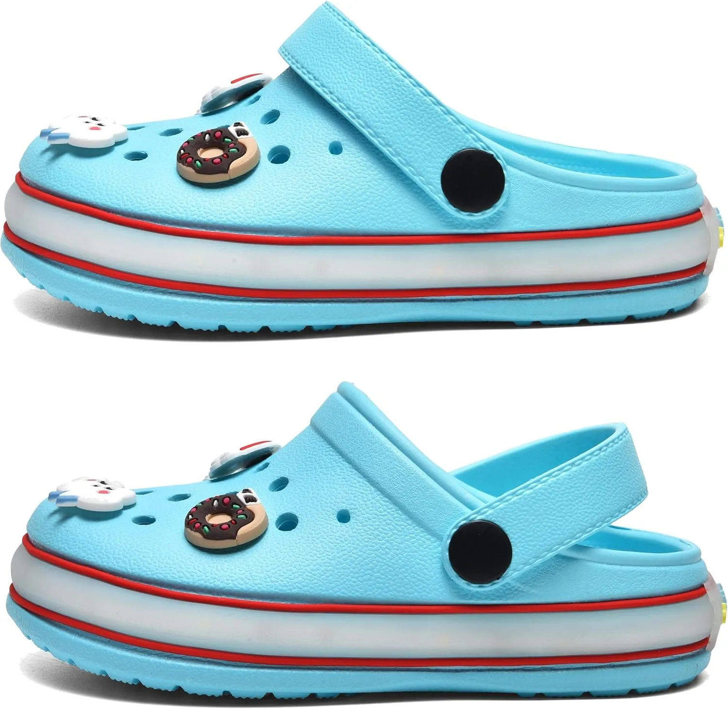 Kids' Boys Girls LED Clogs Cute Garden Shoes Cartoon Slides
