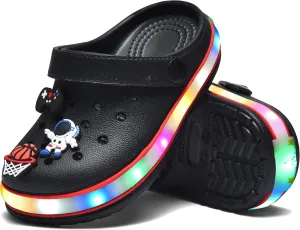 Kids' Boys Girls LED Clogs Cute Garden Shoes Cartoon Slides