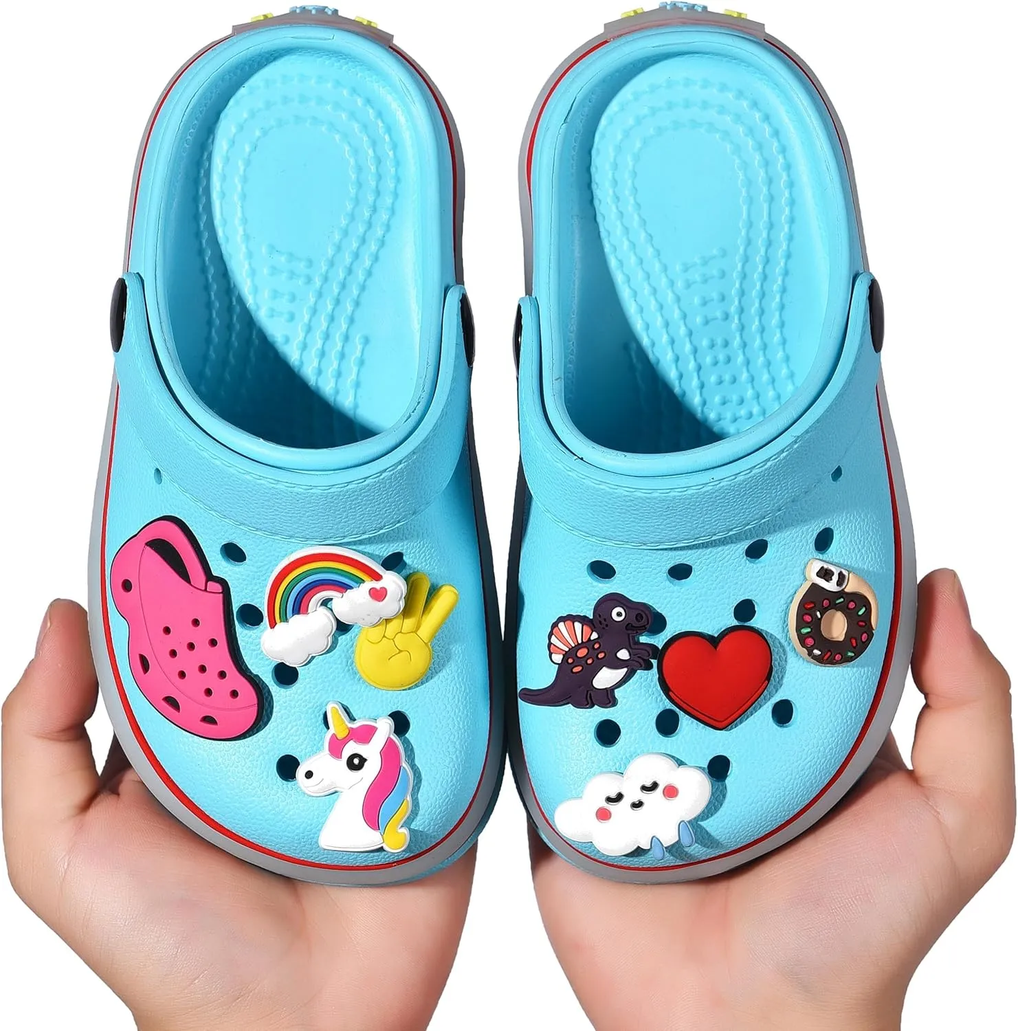 Kids' Boys Girls LED Clogs Cute Garden Shoes Cartoon Slides
