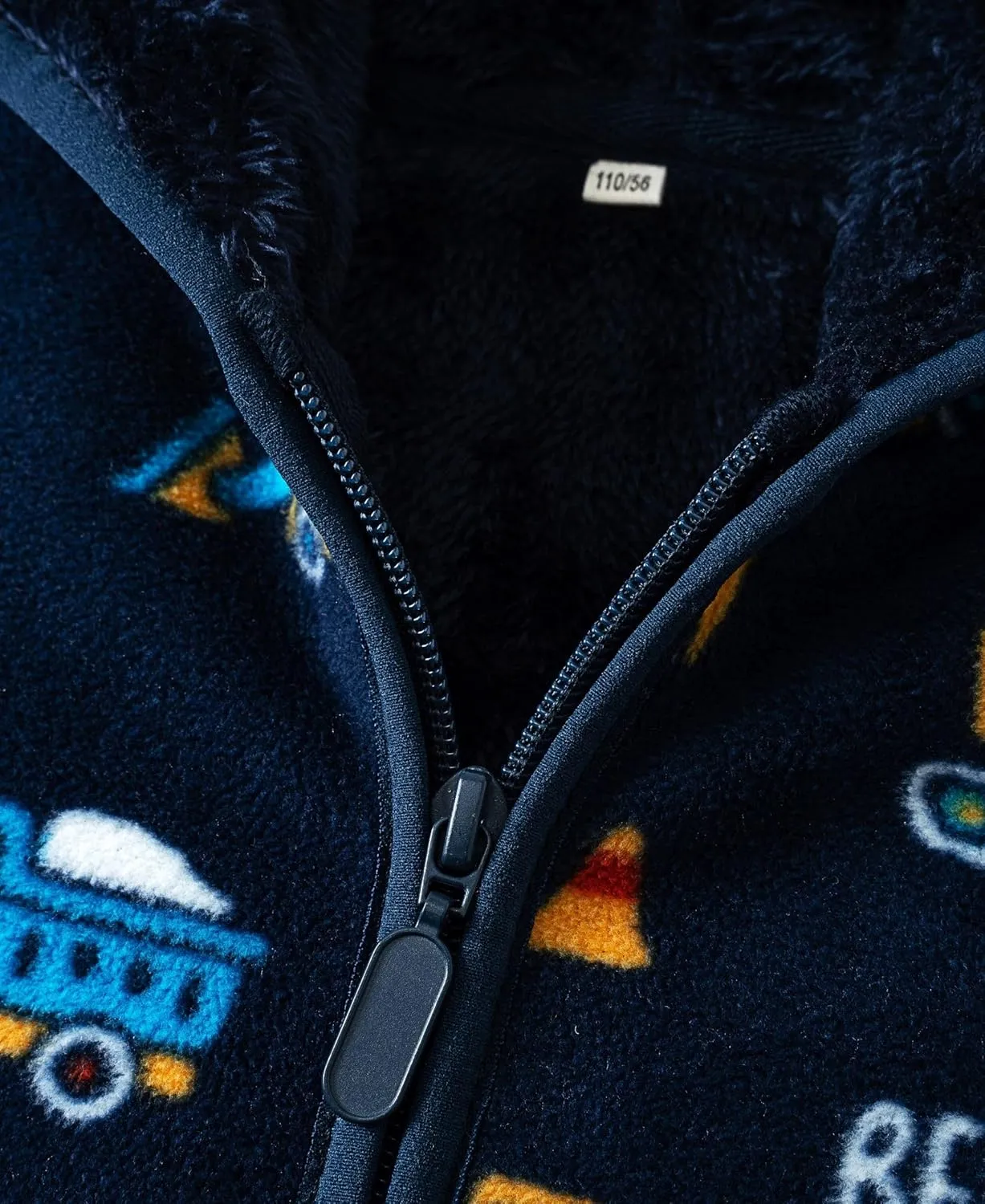 Kids Boys Girls Polar Fleece Jacket with Hood Toddler Outerwear Warm Autumn Winter Coat 2-9Years
