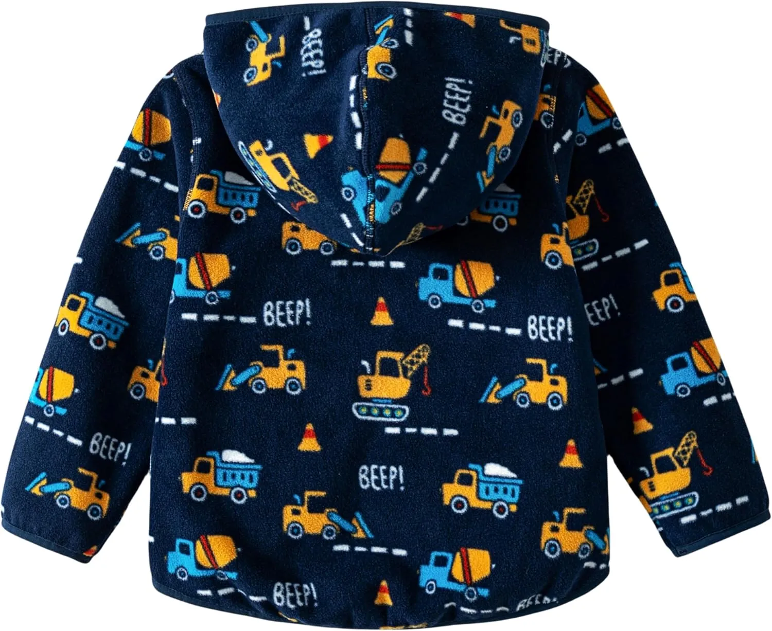 Kids Boys Girls Polar Fleece Jacket with Hood Toddler Outerwear Warm Autumn Winter Coat 2-9Years