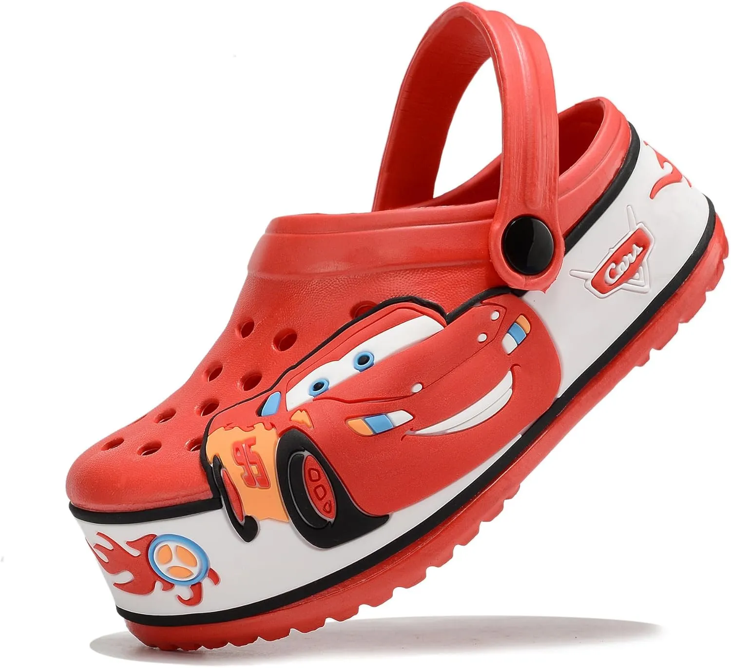 Kids Clogs Shoes Cute Cartoon Slip On Garden Clogs Shoes Toddlers Slippers Sandals Soft Sole Shower Slides Water Shoes